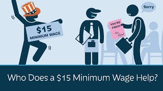 Who Does a 15 Minimum Wage Help  5 Minute Video [upl. by Hoag]