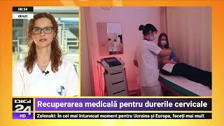 Recuperarea medicală pentru durerile cervicale – Dr Simona Fătulescu  SANADOR [upl. by Arabella]