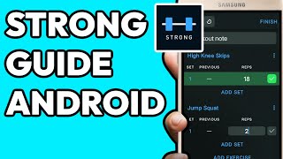 How To Use Strong Workout App EASY GUIDE [upl. by Zita]