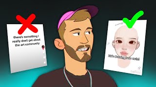 Why PewDiePies Art Tips Are Actually Genius [upl. by Sima]