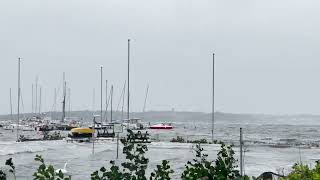 Stormflod i Flensborg Der er gang i pustemaskineriet i Wassersleben [upl. by Elleira]