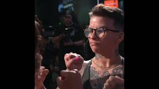 Bkfc Karla Alvarez Vs Charlene Gellner Weighin FaceOff [upl. by Derfiniw]