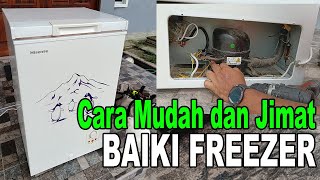 Cara Mudah baiki Freezer  Peti ais DIY  How to Repair Freezer and wiring Easy and Cheap [upl. by Eniron]