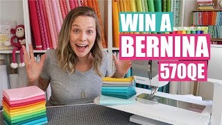 HUGE BERNINA GIVEAWAY  Sugaridoo Bernina Quilt Along [upl. by Ailet]