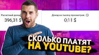 Сколько Платит Youtube за 1000 Просмотров в 2022 Году Монетизация и Заработок на Ютуб [upl. by Galligan]