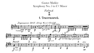 Mahler Symphony No5【1st Violin】C Sharp minor sheet music [upl. by Letnuhs]