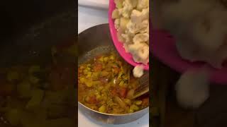 Aloo Gobi recipe reels recipe cauliflowervegetarian yt aloo gobi aloogobi shorts potato [upl. by Pare]