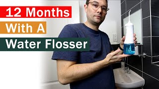 12 months with a water flosser The Cordless Morpilot Water Flosser from Amazon [upl. by Ynoep]