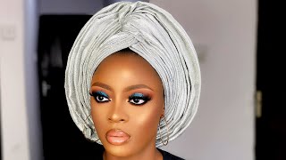 HOW TO TIE SIMPLE GELE WITH ASOOKE [upl. by Eigger62]