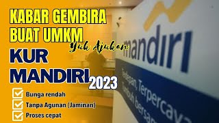 CARA MENGAJUKAN KUR MANDIRI 2023 [upl. by Accissej]