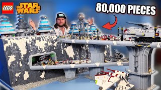 I Spent 8 Months Building A Massive LEGO Star Wars City Under Siege [upl. by Sesilu]