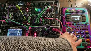 Eurorack Modular  SP404 MK2 Techno Jam 2 [upl. by Hughes]