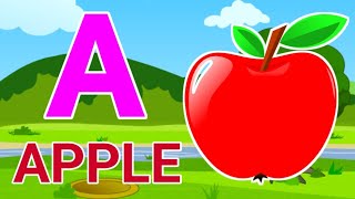 A for apple  अ से अनार  abcd  phonics song  a for apple b for ball c for cat  abcd song  abcde [upl. by Claman]