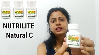 Amway NUTRILITE Natural C Benefits Uses Product Review in Hindi [upl. by Ateuqram]