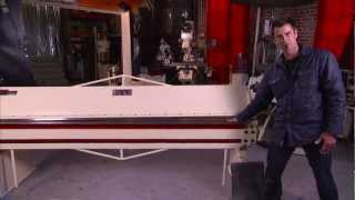 JET 8ft Hand Brake Metalforming Demo [upl. by Pesvoh955]