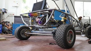 Crosskart engine install with Reverse Gearbox  How to build crosskart buggy part 6 [upl. by Krystle]