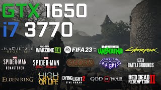 GTX 1650  i7 3770  16GB RAM in 2023  Test in 15 Games [upl. by Hinson]