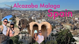 Alcazaba Malaga ปราสาทเก่าแก่สมัยอาหรับยึดครองที่ประเทศสเปน2024 [upl. by Ahtekal]