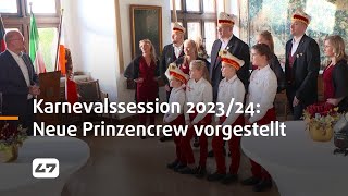 STUDIO 47 live  KARNEVALSSESSION 202324 VORSTELLUNG DER NEUEN PRINZENCREW [upl. by Eirased719]