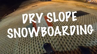 Dry slope snowboarding [upl. by Eenyaj]