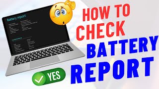 How to Check Battery Report amp other Details Easy  How to Check Battery Health in Laptop 2024 [upl. by Tarrant]