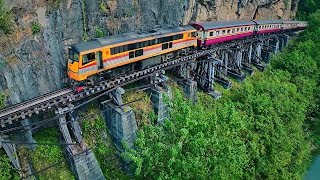 🇹🇭 The Death Railway  Kanchanaburi [upl. by Eceirtal]