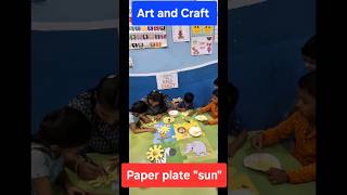 Paper Plate Fun Art amp Craft at Udayan Kidz artandcraft artcraft artandcraftforkids artandcrafts [upl. by Sivlek]