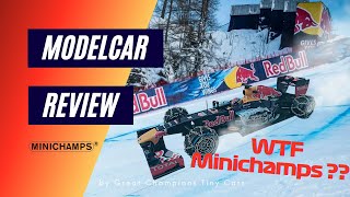 ONE OF MINICHAMPS WORST REVIEW Minichamps 118 Red Bull RB7 modelcar Max Verstappen Kitzbühel 2016 [upl. by Stuckey]