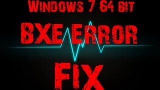 How to fix BXE Error [upl. by Burchett]