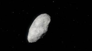 Artists animation of incoming asteroid [upl. by Leirol781]