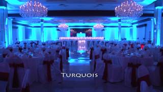 Popular Wedding Reception Uplighting Colors  Pittsburgh DJ Pifemaster [upl. by Center]