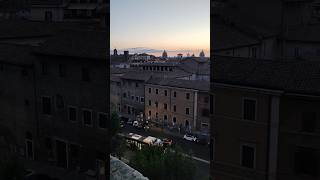 Sunset view of Rome from Piazzale Caffarelli Rome shorts roma italia rome piazzalecaffarelli [upl. by Anivla]