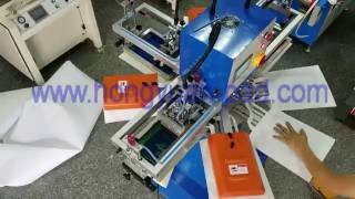 3 color screen printing machine for bags [upl. by Muffin3]