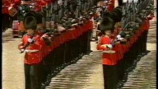 Trooping the Colour 1992 Escort for and to the Colour [upl. by Yann]