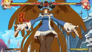 GuiltyGearXrd Millia Rage Combo Video [upl. by Riess]