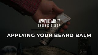 Applying our Beard Balm  Apothecary 87 [upl. by Uhile128]