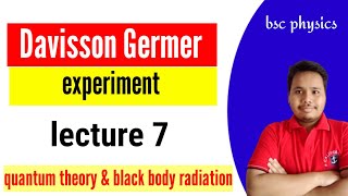 davisson and germer experiment  bsc physics [upl. by Acima561]