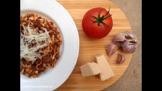 Making Spaghetti Bolognese Italian Sauce Recipe [upl. by Noimad617]