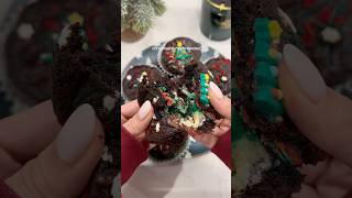 Christmas sluty brownies 🎄🍫 christmasbrownies brownies christmas shorts baking baking yum [upl. by Aaberg]