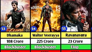 Ravi Teja Hits and Flops Movies List 2024  Ravi Teja Movies  Waltair Veerayya  Mr Bachchan [upl. by Speroni]