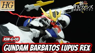 HG Gundam Barbatos Lupus Rex Redux Review  Gundam IronBlooded Orphans [upl. by Idolem538]