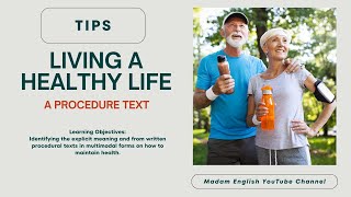 TIPS living a healthy life A Procedure Text [upl. by Dolores]