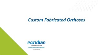 Custom Fabricated Orthoses [upl. by Kindig573]