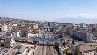 SWISSFLY BORIS BRON  Hub de mobilité Renens [upl. by Lednyk346]