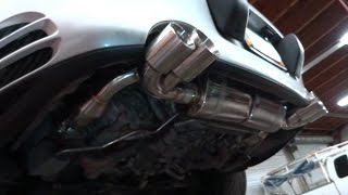 Porsche 996 Turbo Exhaust Install Done Easy Trying Out The MANZO System  Catless WSounds [upl. by Borer]