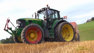 Stroh pressen  John Deere 6630  New Holland D1000 [upl. by Siusan]