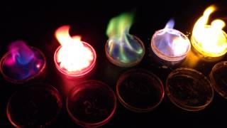 Flame Tests Demonstration [upl. by Ssilb]