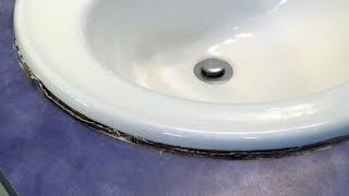 How to ReCaulk a Sink [upl. by Aihsikal177]