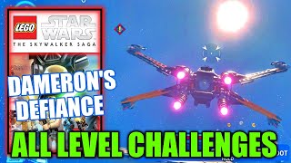 Dameron’s Defiance  Level Challenges Gameplay  Lego Star Wars The Skywalker Saga [upl. by Frolick]