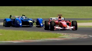 Assetto Corsa  Ferrari F1 2004 vs Red Bull X2010 [upl. by Donoho]